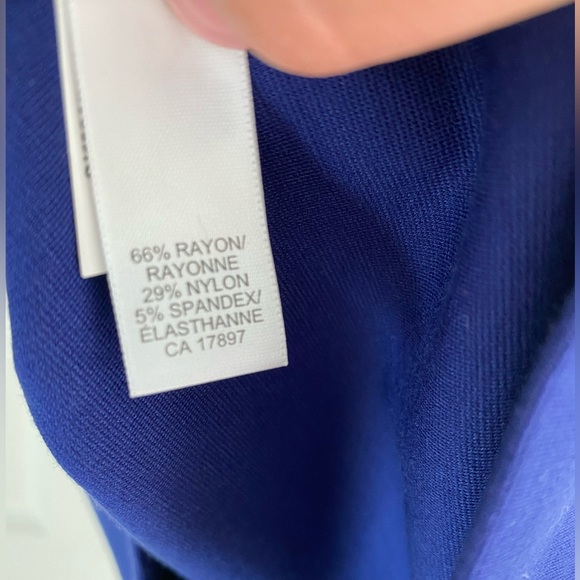 NWT Banana Republic Royal Blue mini dress - Size 14 - Picture 9 of 9